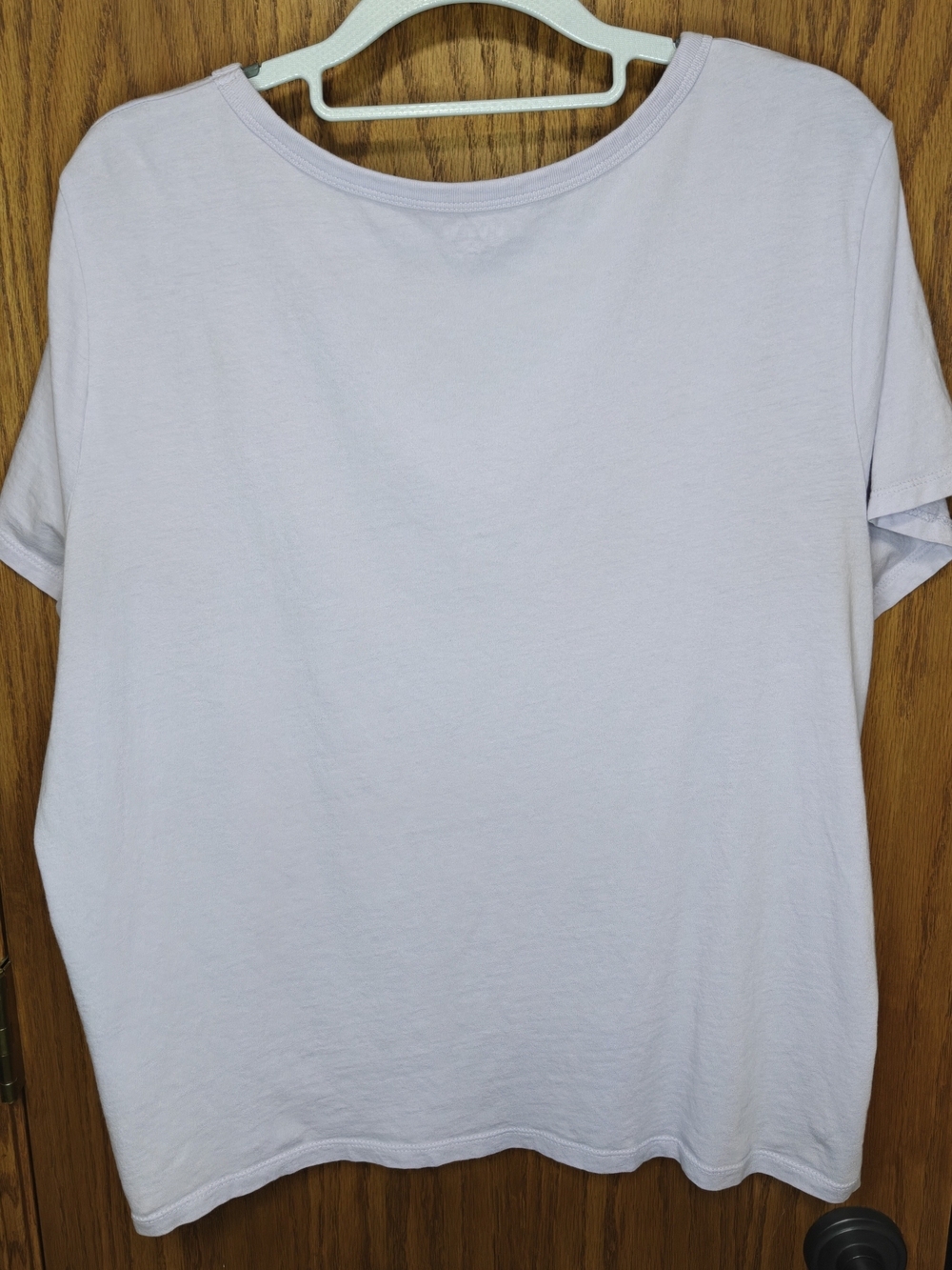 Women's Old Navy Light Lavender V-Neck Short Sleeve Tee, Size XL - Picture 2 of 3